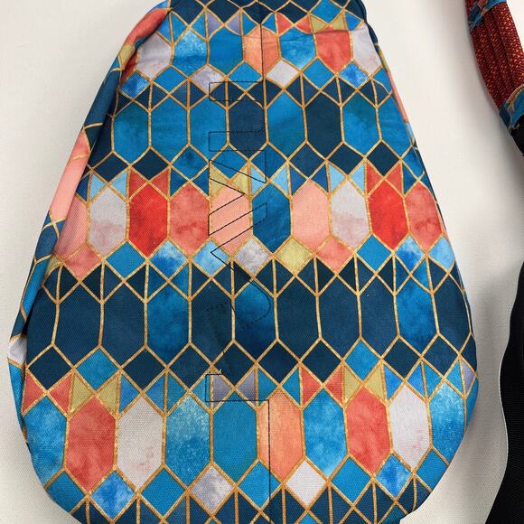 Kavu Rope Sling Backpack Bag Stained Glass Print Multi Pocket main image 8